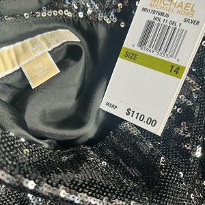 Michael Kors Sequin Mini Skirt - Side Zipper